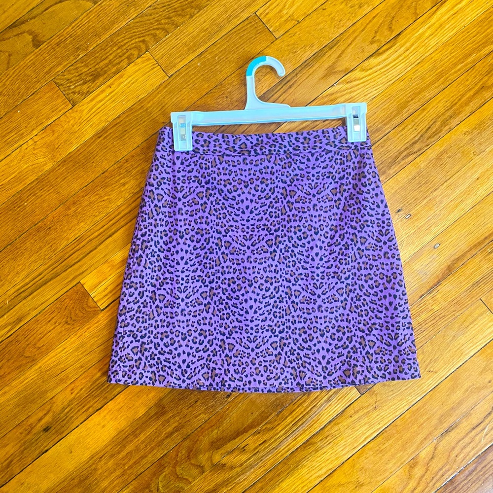 Shein cheetah print skirt groovy size small